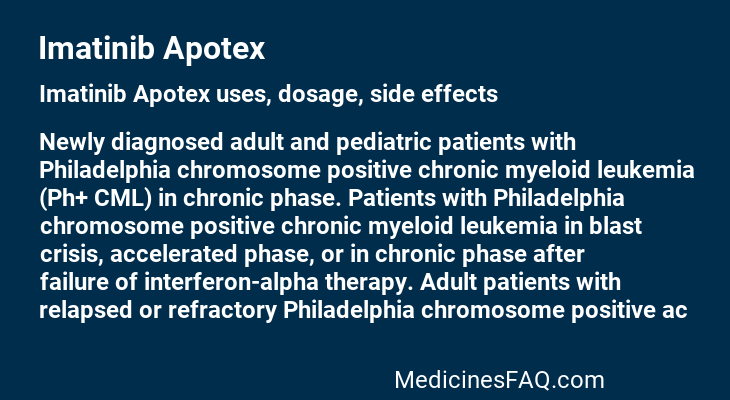 Imatinib Apotex