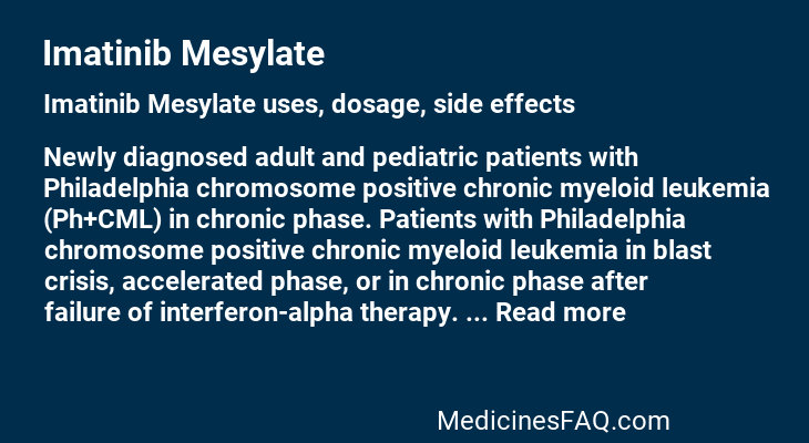 Imatinib Mesylate