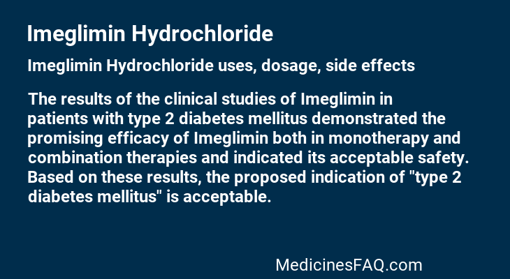 Imeglimin Hydrochloride