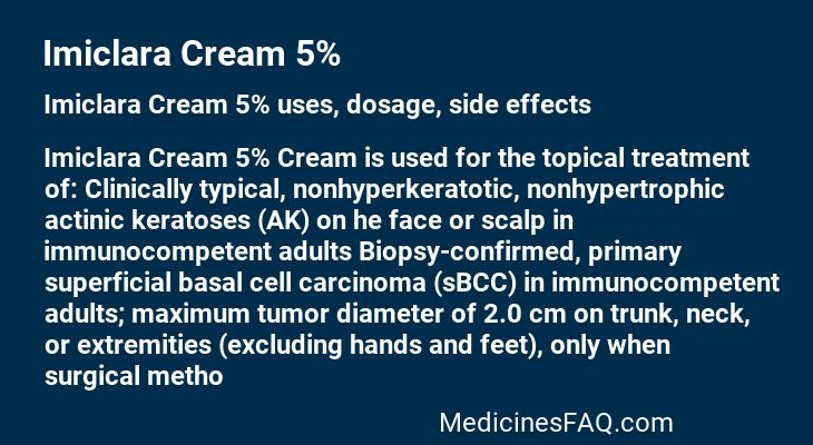 Imiclara Cream 5%