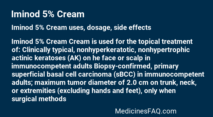 Iminod 5% Cream