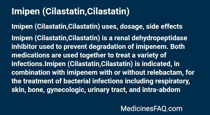 Imipen (Cilastatin,Cilastatin)