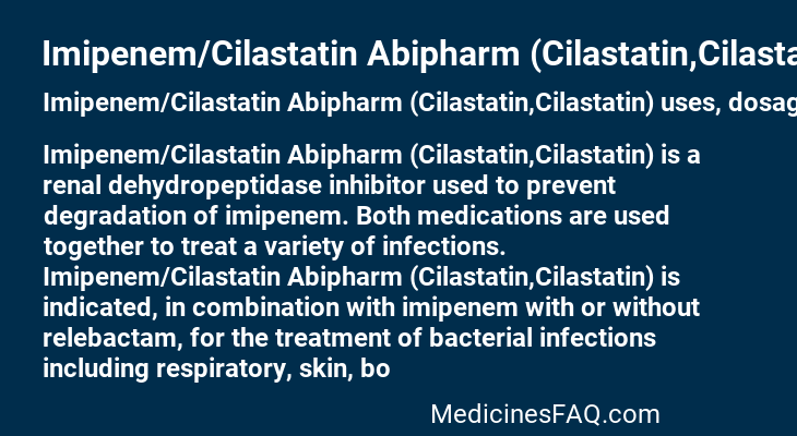 Imipenem/Cilastatin Abipharm (Cilastatin,Cilastatin)