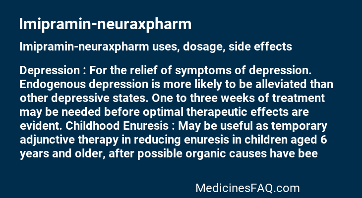 Imipramin-neuraxpharm
