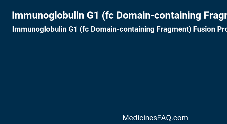Immunoglobulin G1 (fc Domain-containing Fragment) Fusion Protein With Peptide (synthetic Linker) Fusion Protein With Interleukin 2 (synthetic Human Mutein)