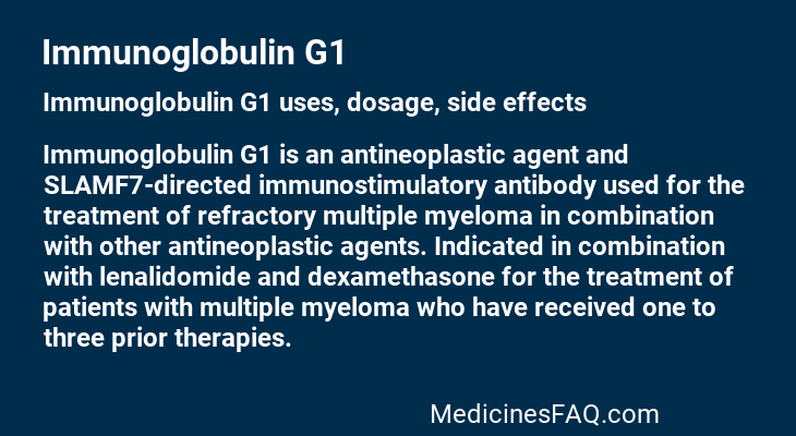 Immunoglobulin G1