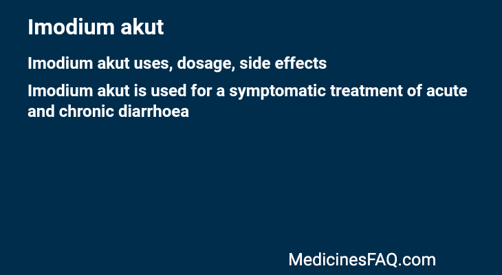 Imodium akut