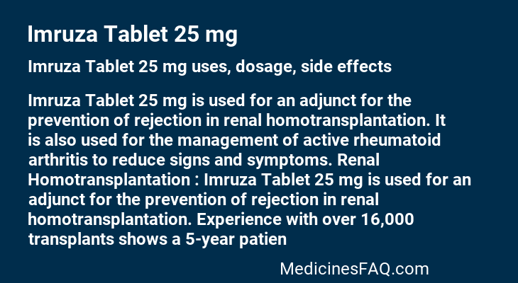 Imruza Tablet 25 mg