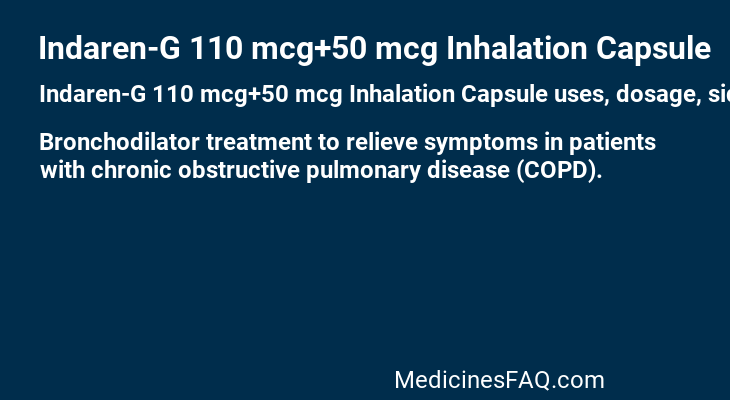 Indaren-G 110 mcg+50 mcg Inhalation Capsule