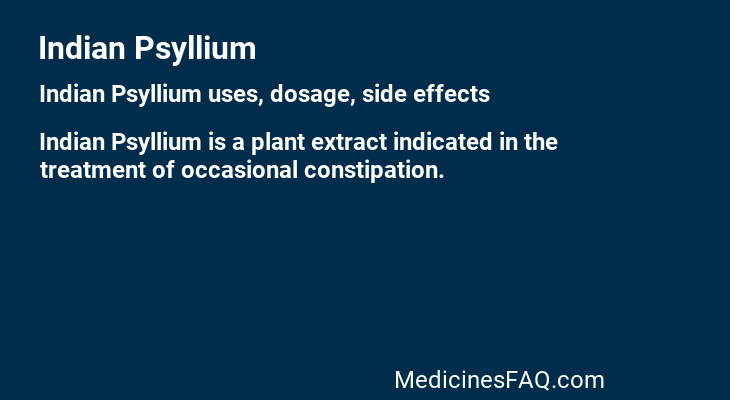 Indian Psyllium