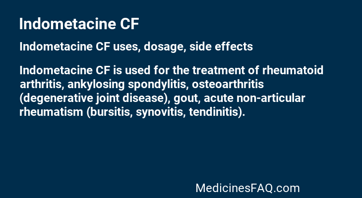 Indometacine CF