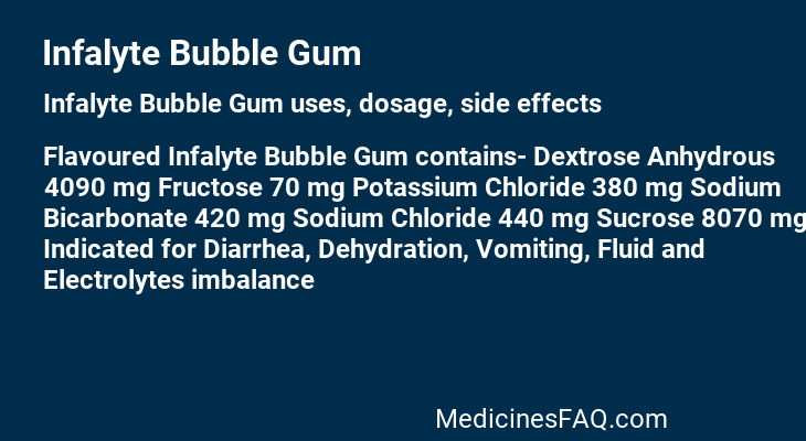 Infalyte Bubble Gum