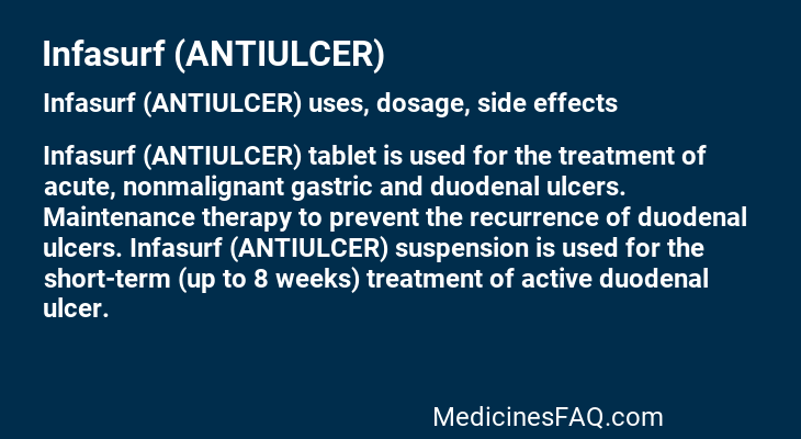 Infasurf (ANTIULCER)