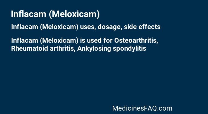 Inflacam (Meloxicam)