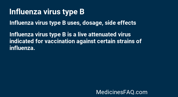 Influenza virus type B