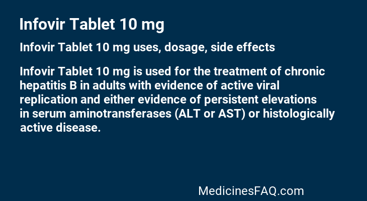 Infovir Tablet 10 mg