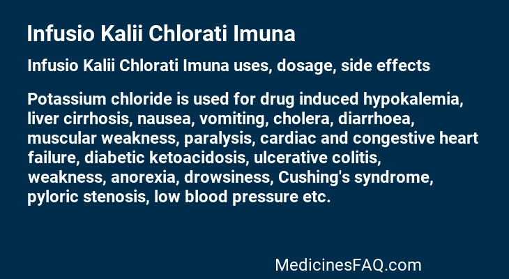 Infusio Kalii Chlorati Imuna