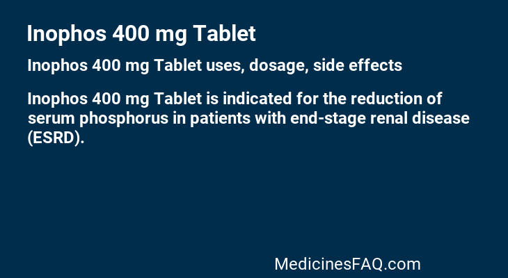 Inophos 400 mg Tablet