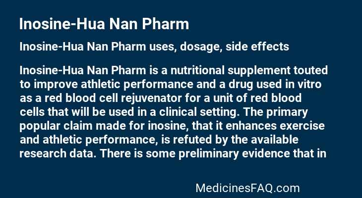 Inosine-Hua Nan Pharm
