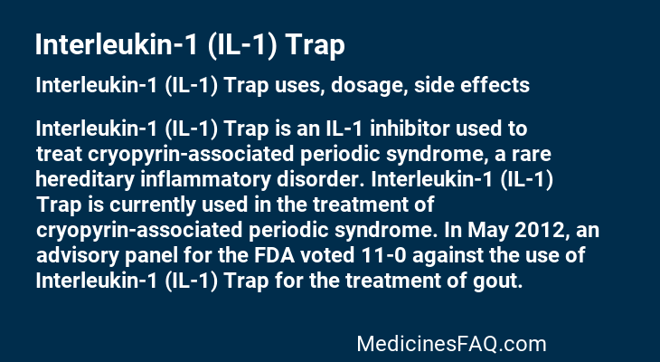 Interleukin-1 (IL-1) Trap