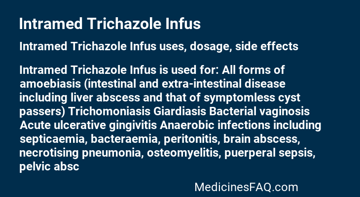 Intramed Trichazole Infus