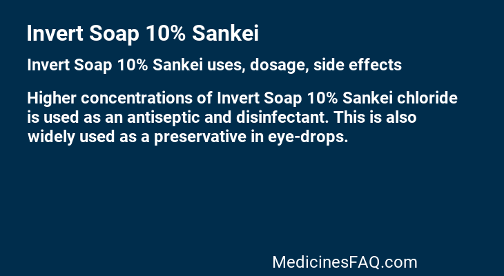 Invert Soap 10% Sankei