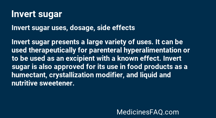 Invert sugar