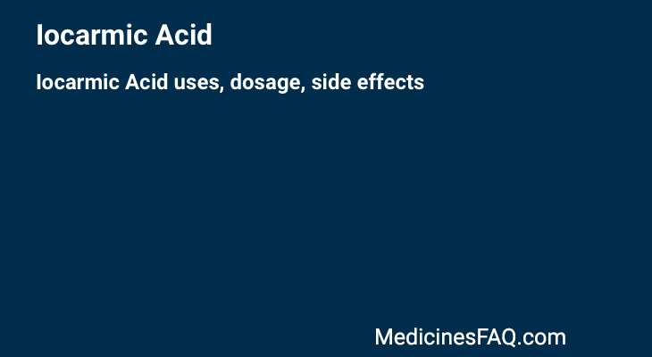 Iocarmic Acid