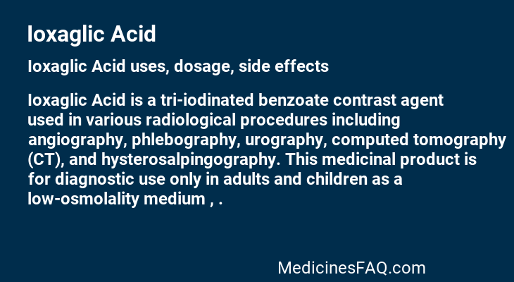 Ioxaglic Acid