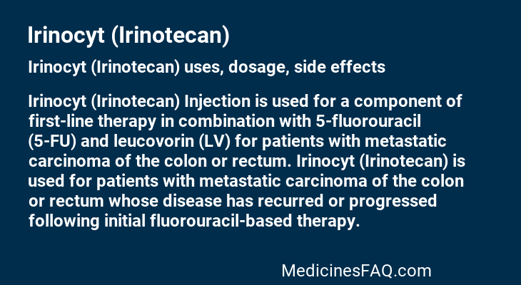 Irinocyt (Irinotecan)