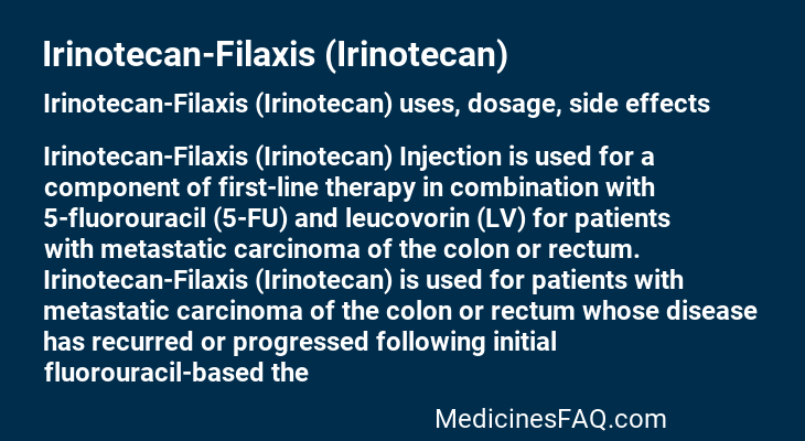 Irinotecan-Filaxis (Irinotecan)