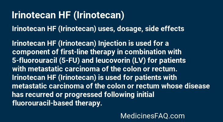 Irinotecan HF (Irinotecan)