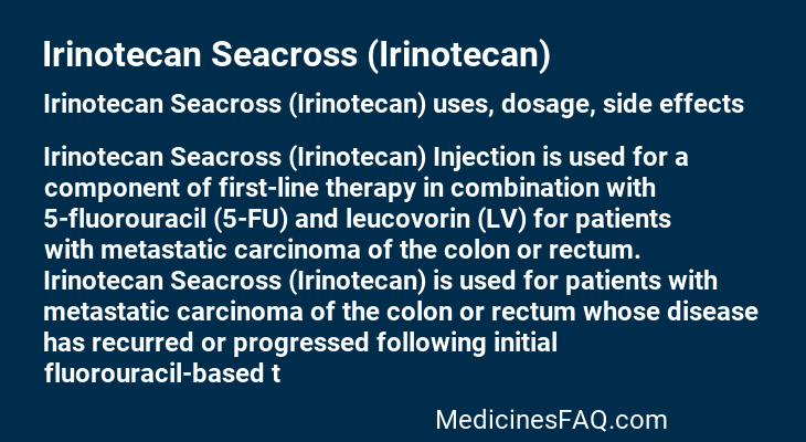 Irinotecan Seacross (Irinotecan)