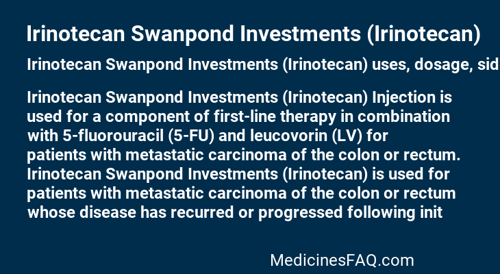 Irinotecan Swanpond Investments (Irinotecan)