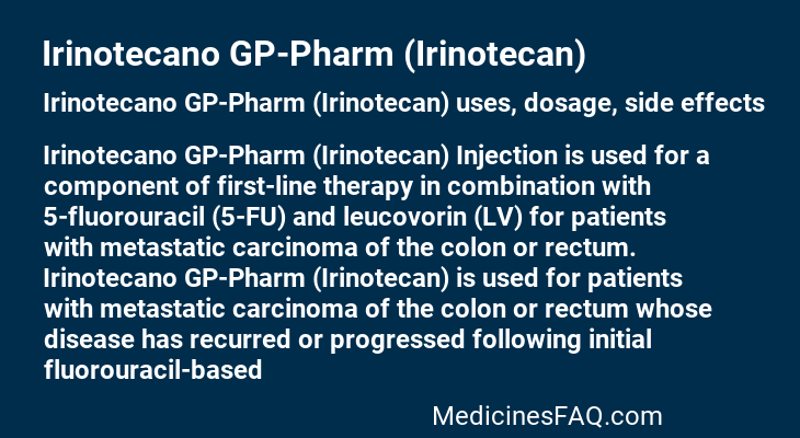 Irinotecano GP-Pharm (Irinotecan)