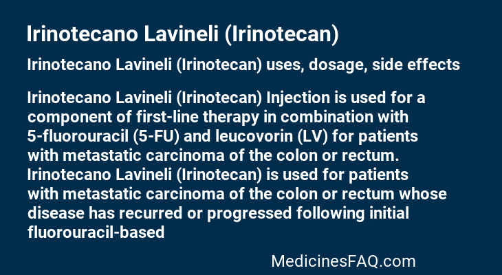 Irinotecano Lavineli (Irinotecan)