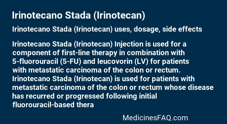 Irinotecano Stada (Irinotecan)