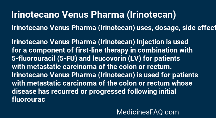 Irinotecano Venus Pharma (Irinotecan)