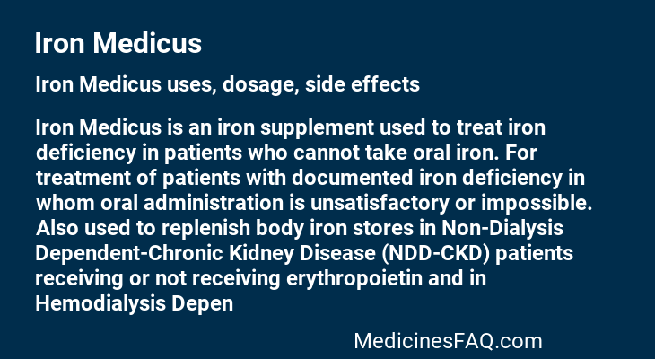Iron Medicus
