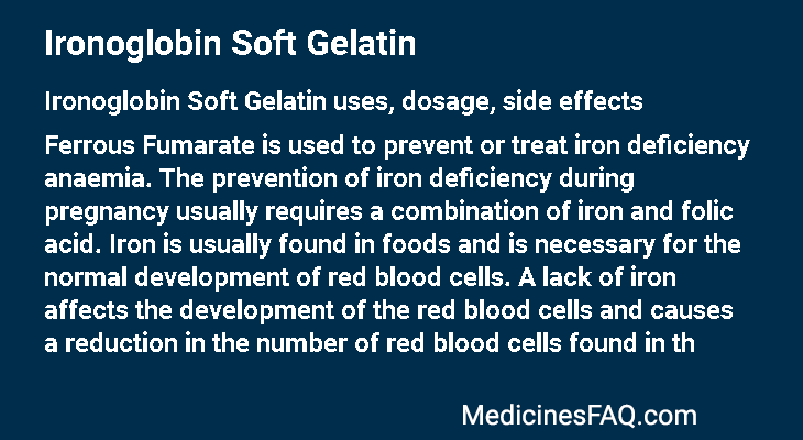 Ironoglobin Soft Gelatin
