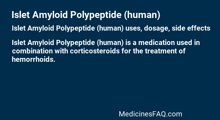 Islet Amyloid Polypeptide (human)