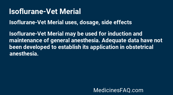 Isoflurane-Vet Merial