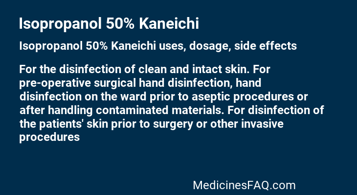 Isopropanol 50% Kaneichi