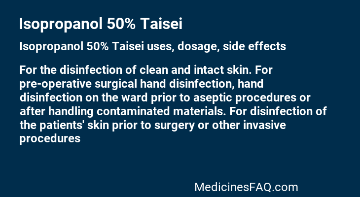 Isopropanol 50% Taisei