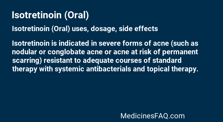 Isotretinoin (Oral)