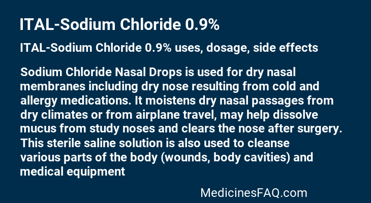 ITAL-Sodium Chloride 0.9%