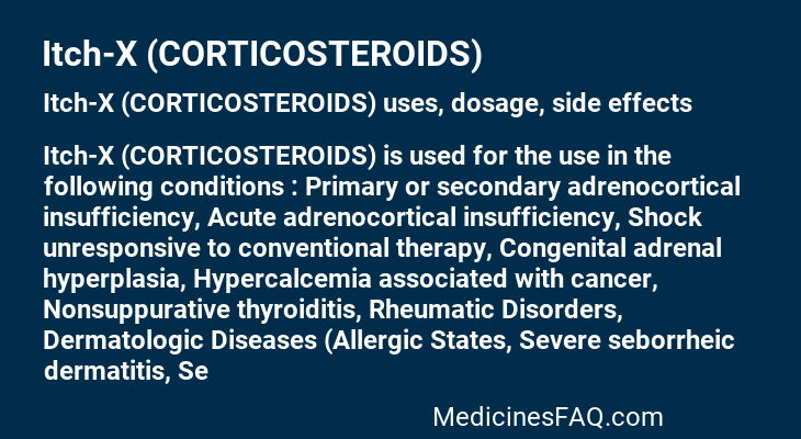 Itch-X (CORTICOSTEROIDS)