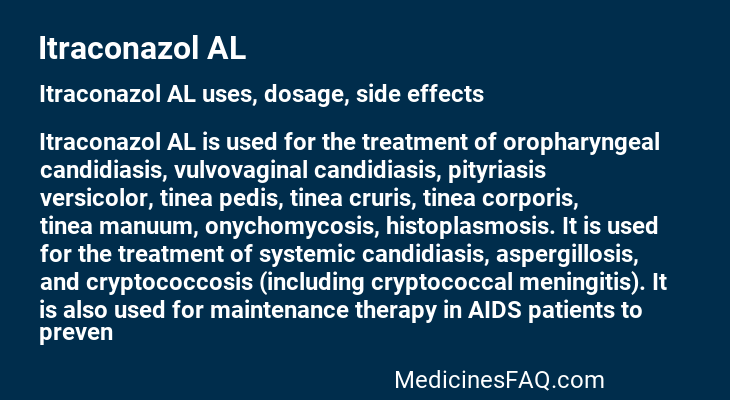 Itraconazol AL