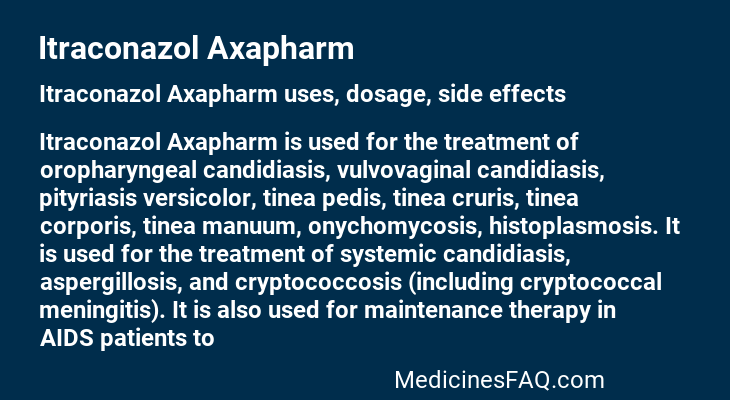 Itraconazol Axapharm