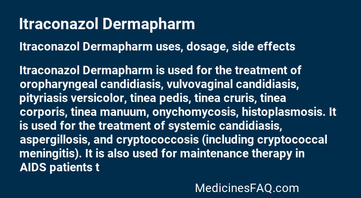 Itraconazol Dermapharm